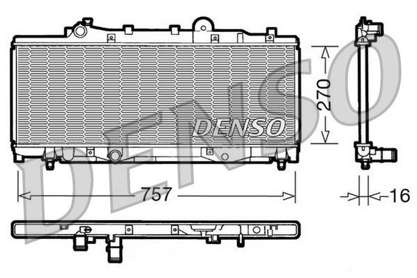 Fiat Punto Motor Su Radyatörü DENSO