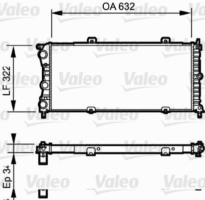 Fiat Punto Radyatör TD VALEO
