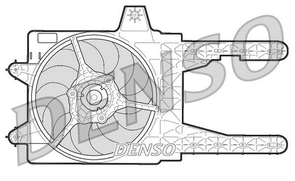 Fiat Punto Radyatör Fanı DENSO