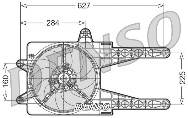 Fiat Punto Radyatör Fanı DENSO
