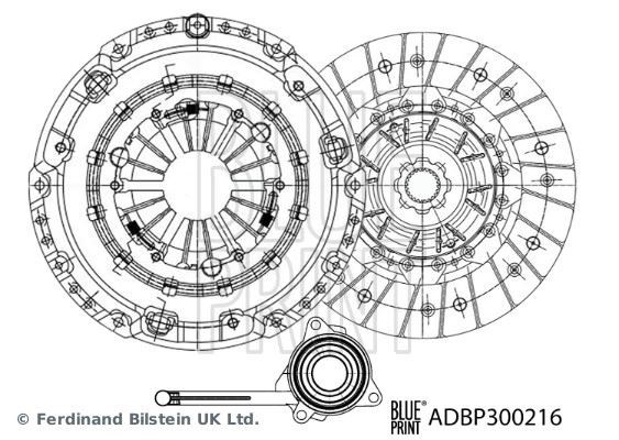 Audi Q3 8U Debriyaj Seti BLUEPRINT