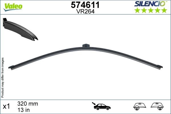 Audi Q5 Arka Silecek Süpürgesi 330 mm VALEO