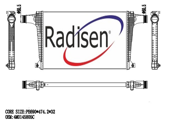 Audi Q7 Intercooler RADISEN