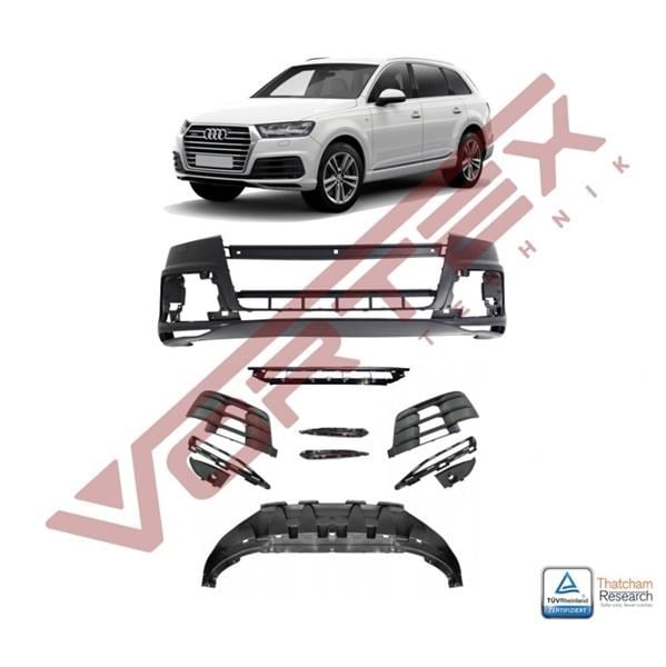 Audi Q7 Ön Tampon Set S-Line 2 Sensörlü DOGAN-