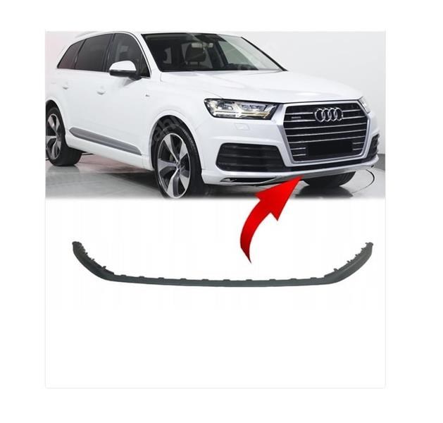 Audi Q7 Ön Tampon Alt Kaplama Çıtası Gri S-Line DOGAN-