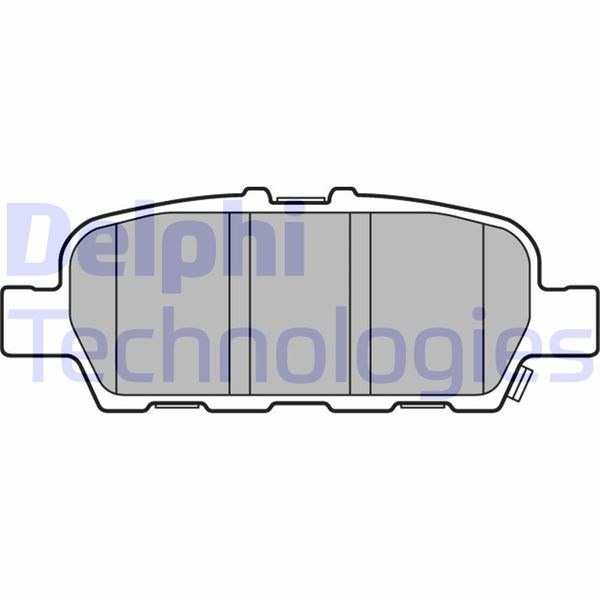 Nissan Qashqai Arka Fren Balatası DELPHI