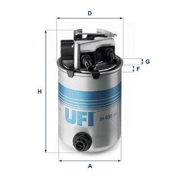Yakıt Filtresi Beyaz Sensörlü Soket UFI