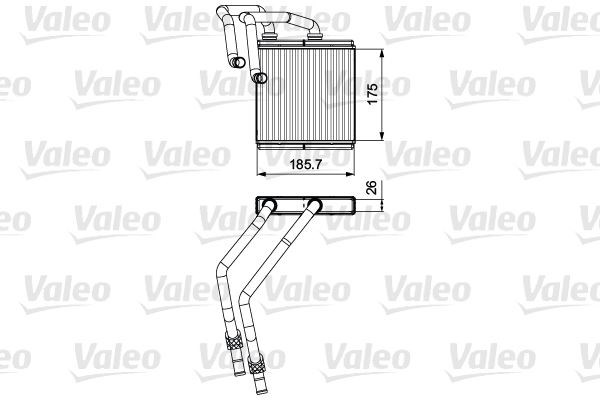 Nissan Qashqai Kalorifer Radyatörü VALEO
