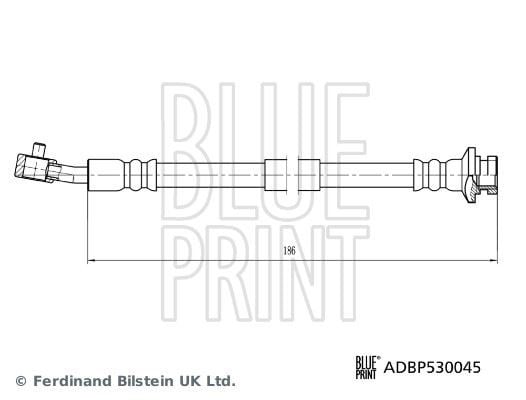 Nissan Qashqai II Fren Hortumu BLUEPRINT