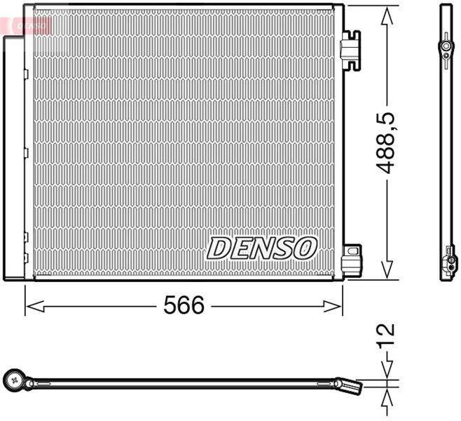 Nissan Qashqai Klima Radyatörü Kondenser DENSO