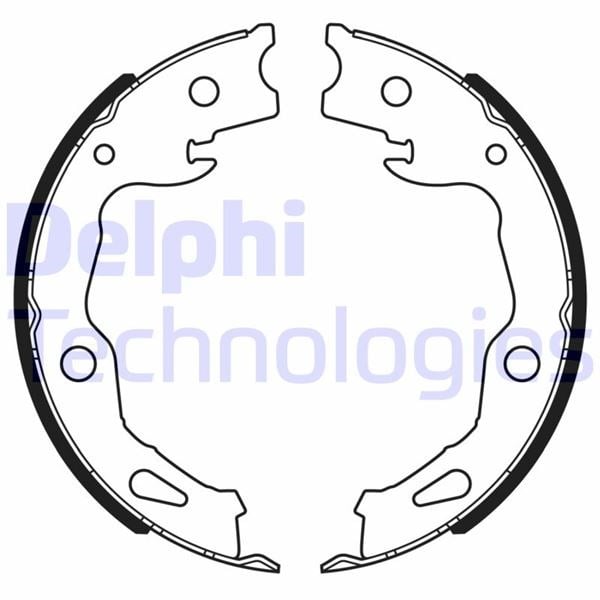 Nissan Qashqai Arka Fren Pabucu DELPHI