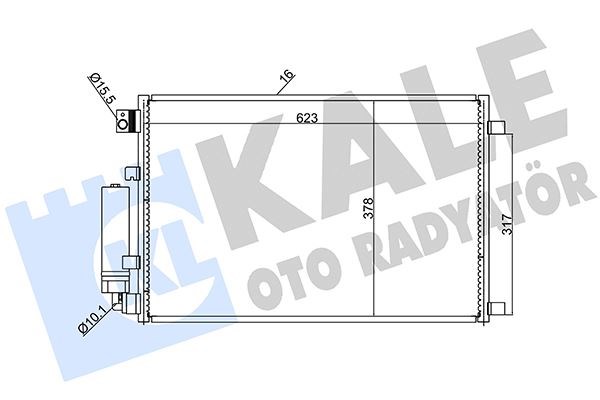 Nissan Qashqai Klima Kondenseri 2.0 KALE-RADYATOR