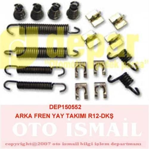 Renault R12 Murat 131 Fren Yay Takımı Komple DEPAR