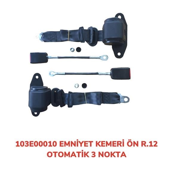 Renault 12 Ön Emniyet Kemeri 3 Nokta Otomatik AFT