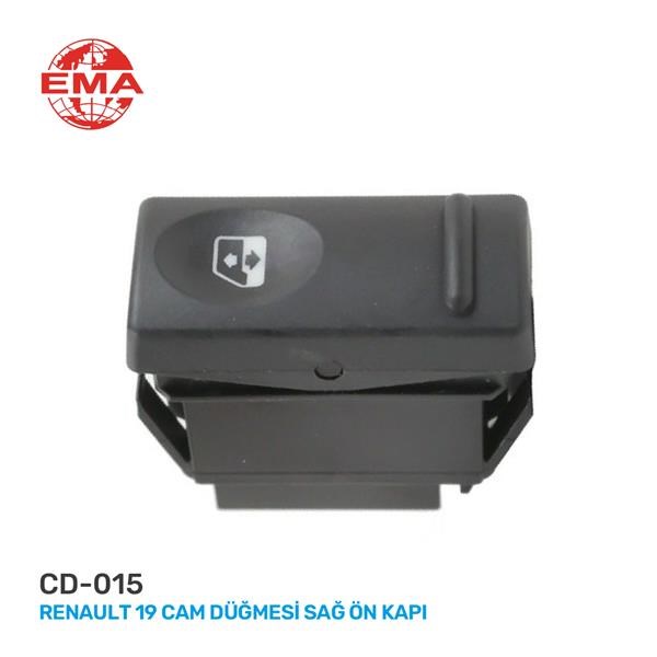 Renault Cam Açma Anahtarı Ön Sağ R19 - Master Tekli EMA