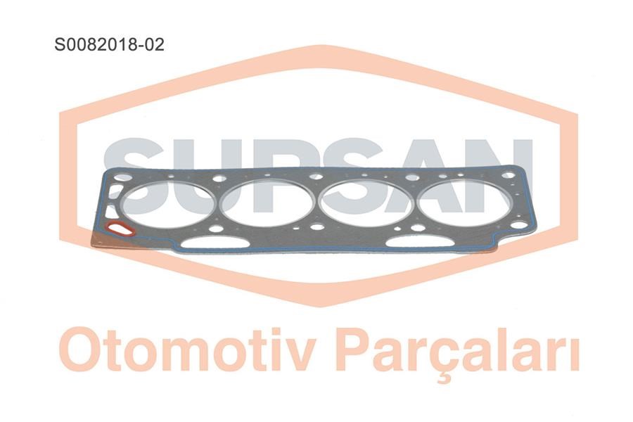 Renault R19 1.9D Silindir Kapak Contası 2 Çentik 1.65MM SUPSAN
