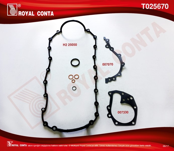 Renault R19 Clio Megane 1.6 ie Alt Takım Conta ROYAL