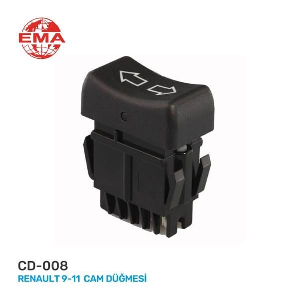 Renault Cam Açma Anahtarı R9-R11 Tekli 5 Pin EMA