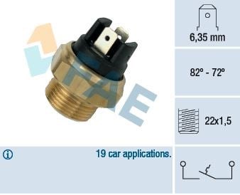 Renault R9 R11 M131 J9 Fan Müşürü FAE