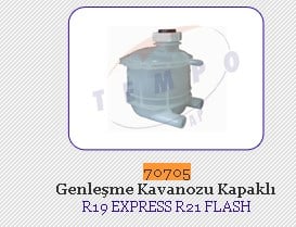 Renault R9 R11 R19 R21 Clio 1 Express Logan Flash Kapaklı Genleşme Kavanozu BEMOT