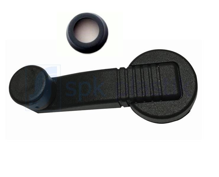 Renault R9 Cam Açma Kolu Pullu Siyah SPK