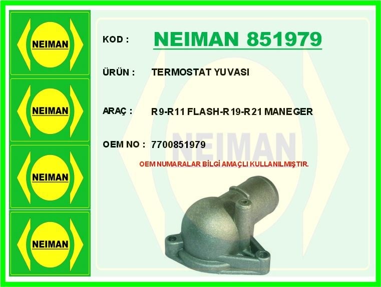 Renault R9 Termostat Yuvası BESCHER