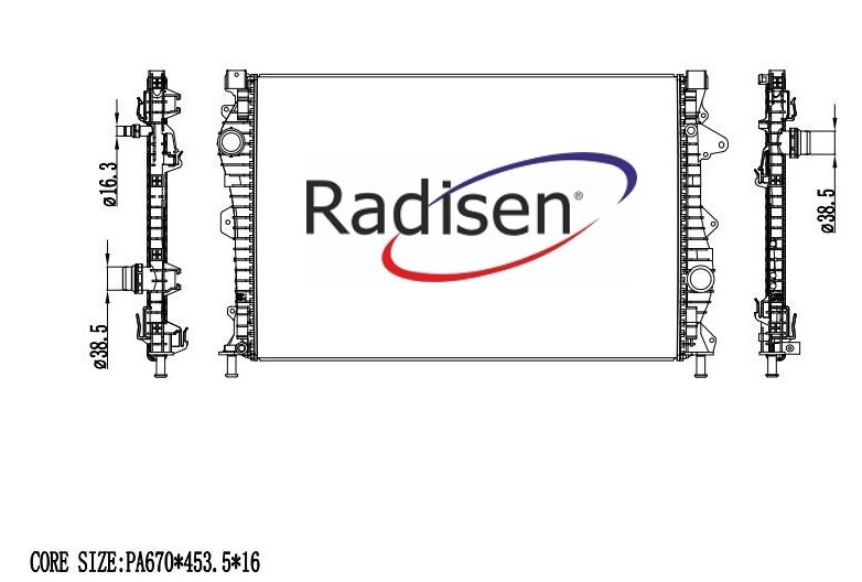 Land Rover Range Rover Evoque Radyatör RADISEN
