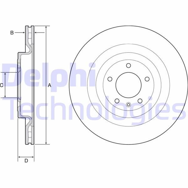 Land Rover Range Rover L405 Arka Fren Diski DELPHI