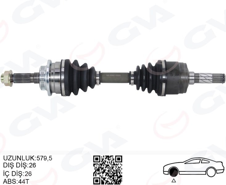 Ranger 2.5D -2.5TD 02>12 Mazda B-Serie 2.5 D 4WD 02>06 ABS'li 4x4 Ön Aks Sağ... GVA