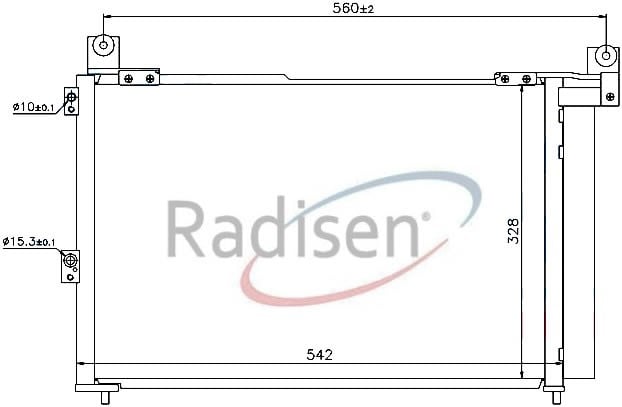 Ford Ranger Mazda B Serisi Klima Radyatörü Kondenser RADISEN