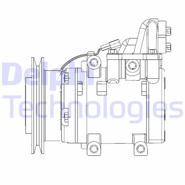 Ford Ranger Klima Kompresörü [2.5D-2.5-3.0 TDCI] DELPHI