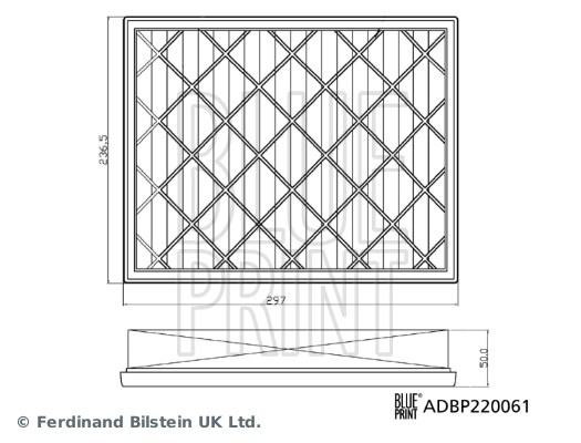 Ford Ranger Hava Filtresi BLUEPRINT