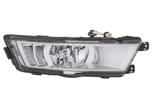 Skoda Rapid Sis Farı Halojen LED Sağ Krom HELLA