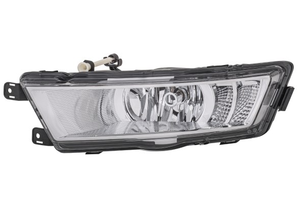 Skoda Rapid Sis Farı Halojen LED Sol Krom HELLA