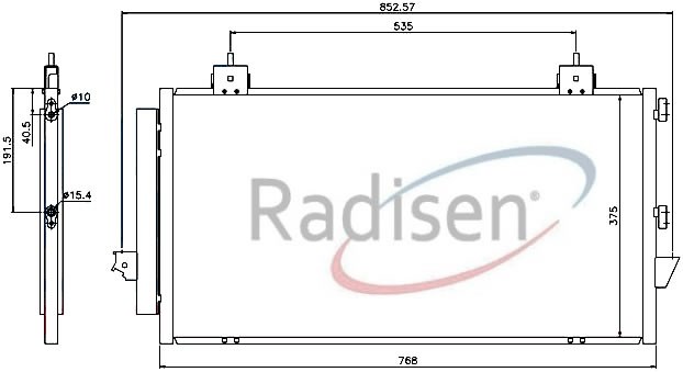 Toyota RAV4 Klima Radyatörü RADISEN