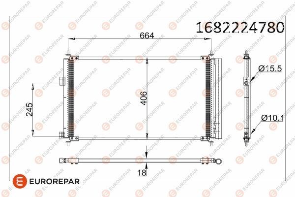 Toyota Rav4 Klima Radyatörü Kondenser EUROREPAR