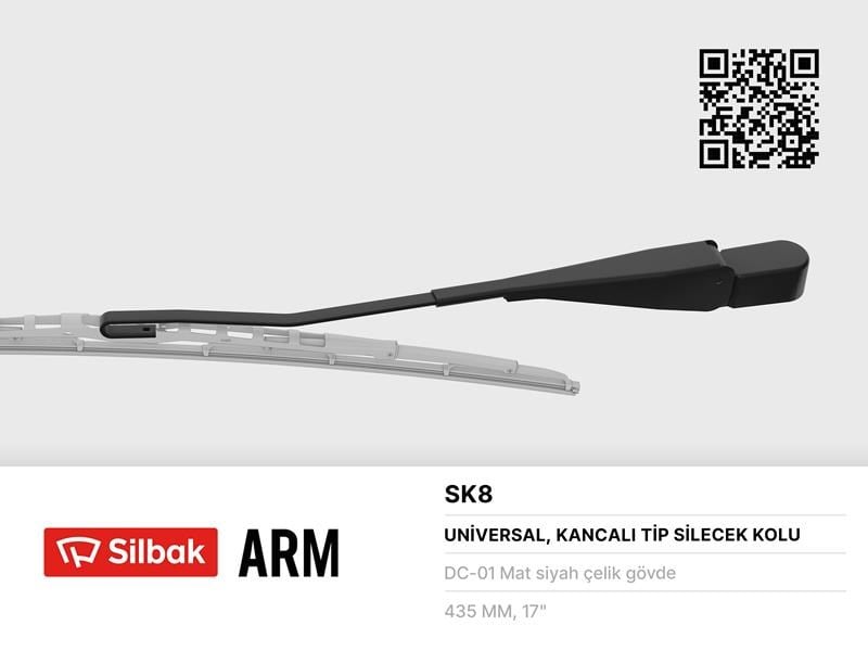 Renault 12 TSW Toros Arka Silecek Kolu 385mm SILBAK
