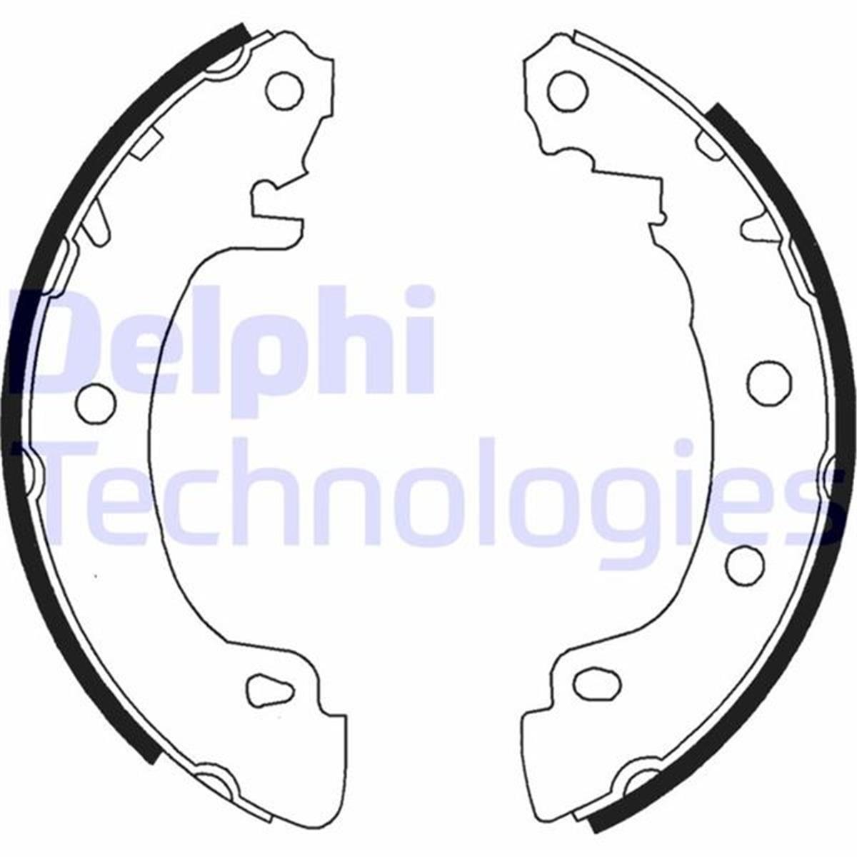 Renault Megane 1 Arka Fren Balatası Pabuçlu Delphi (96-03) 203X38mm