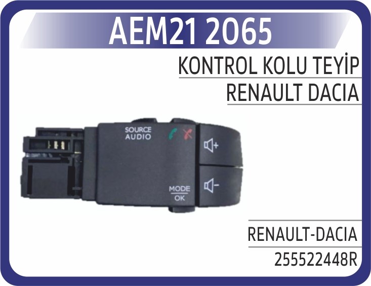 Renault Dacia Teyp Kontrol Kolu AEM