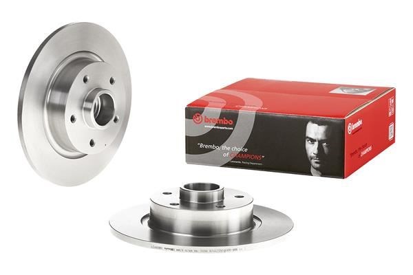 Renault Arka Fren Diski Rulman Kiti ile BREMBO