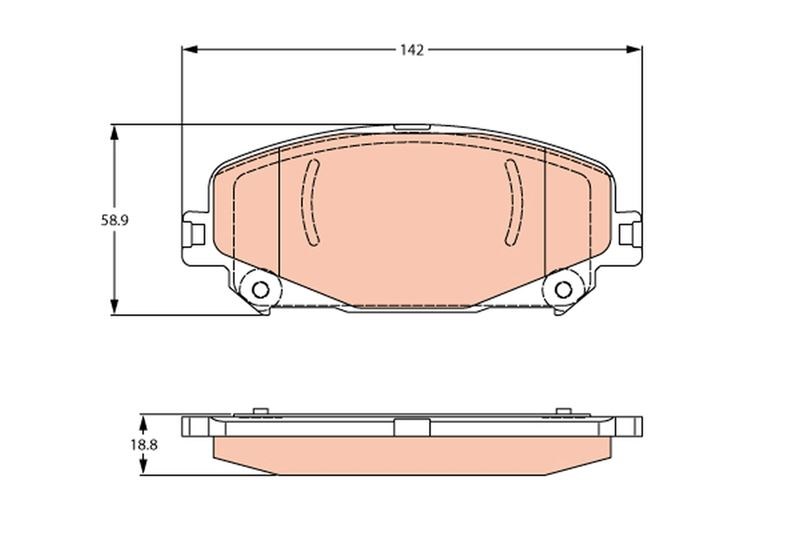 Renault Grand Scenic 4 Ön Fren Balatası TRW