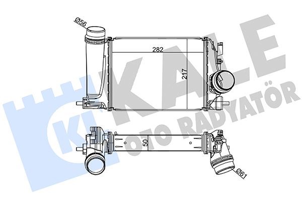 Renault Megane IV Grandtour Turbo Radyatörü Intercooler KALE-RADYATOR