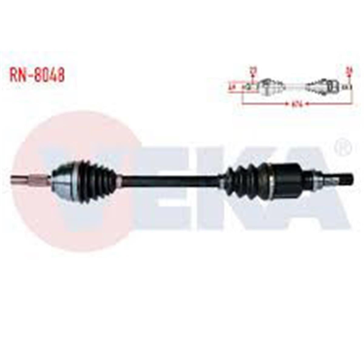 Renault Megane 2 Komple Aks Sol Veka 8200432514