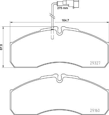 Renault Ön Fren Balatası Low-Met BREMBO