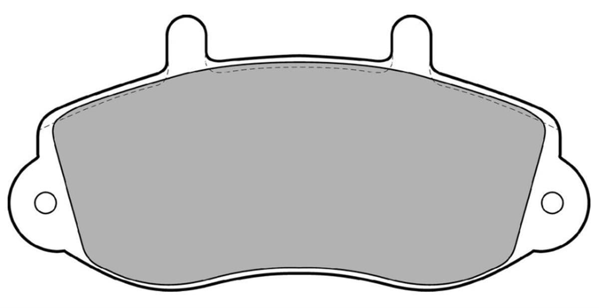 Opel Movano Renault Master Ön Fren Balatası Delphi 11/97>