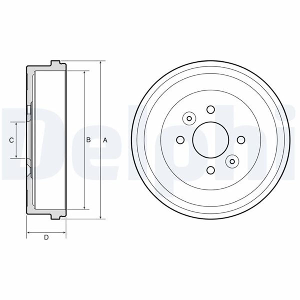 Renault Clio 5 (19>) Kangoo 3 (23>) Fren Kampanası Arka 432068931R