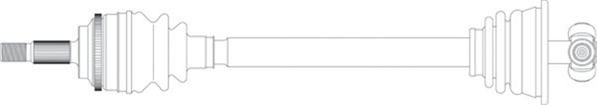 Renault Megane 1 1.9 Aks Ön Sol 8200064731-7700111920