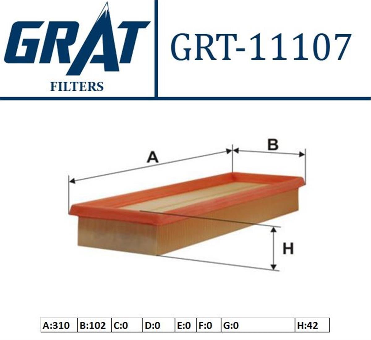 Renault Megane Clio 2 Kangoo Laguna Hava Filtresi Opel Movano Grat