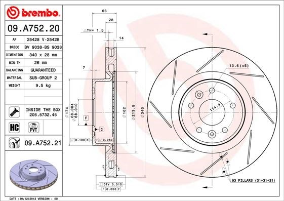 Renault Ön Fren Diski UV Coated BREMBO