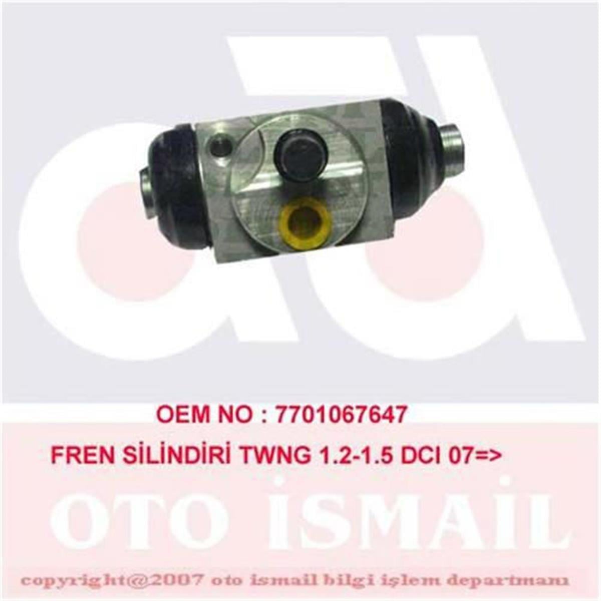 Renault Twingo Fren Silindiri Cıfam 1.2 16V-1.2T-1.5Dcı (07-) 17.78Mm 7701067647
